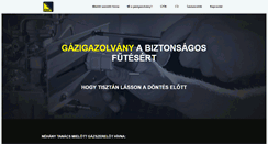 Desktop Screenshot of gazigazolvany.hu
