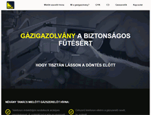 Tablet Screenshot of gazigazolvany.hu